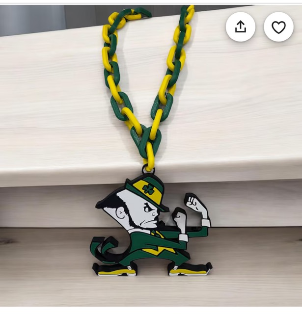 NOTRE DAME Rally Necklace - Etsy